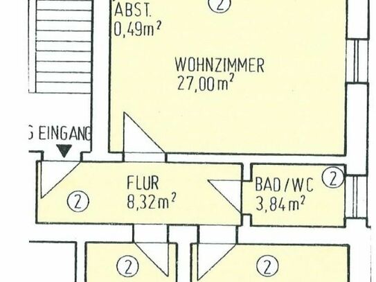 2,0-Zimmerwohnung