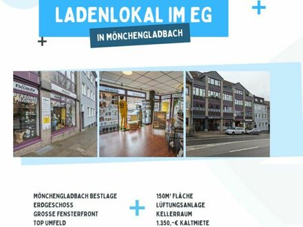 Dein neues Ladenlokal in Mönchengladbach: 150 m² pure Freiheit!