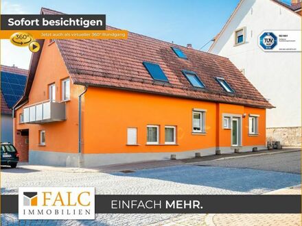 Eigenes Haus zum kleinen Preis in ruhiger Wohnlage im Ortskern von Eichelberg !