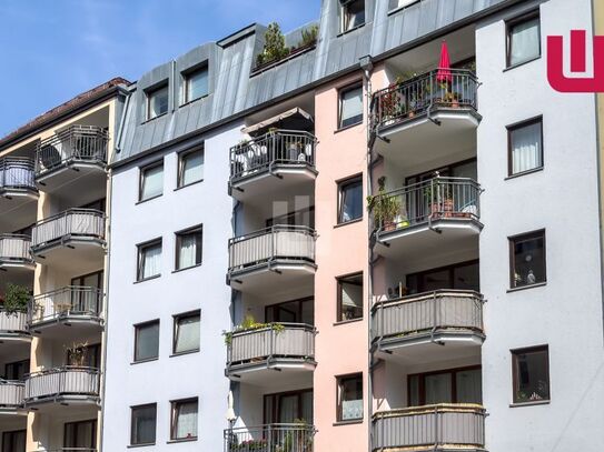 WINDISCH IMMOBILIEN - Großzügige 1-Zimmer Wohnung in schöner Lage v. München-Neuhausen