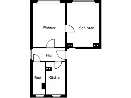 2-Zimmer Mietwohnung in Weischlitz (08538) 46m²