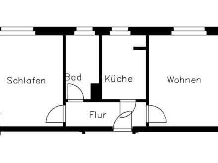 2-Zimmer Mietwohnung in Plauen OT Neundorf (08527) 48m²