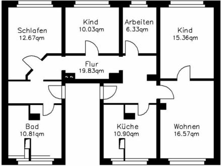 5-Zimmer Mietwohnung in Plauen OT Neundorf (08527) 105m²