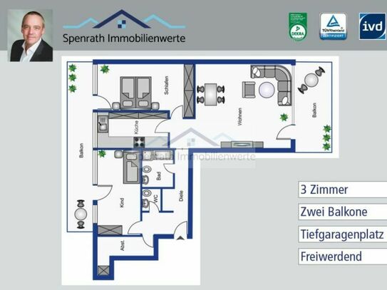 Attraktive 3 Zimmer Wohnung in Köln-Weiden: Perfekte Infrastruktur und Top-Lage