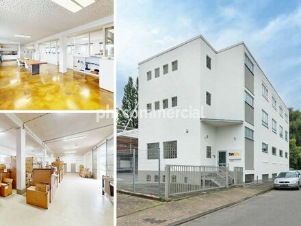 PHI AACHEN - Gepflegtes Bürogebäude mit Lagerhalle und Freifläche in Aachen!