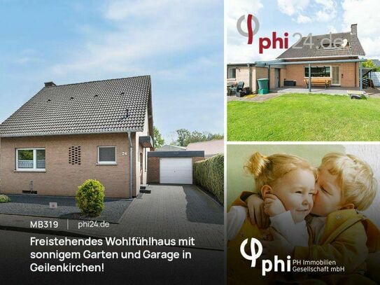 PHI AACHEN - Freistehendes Wohlfühlhaus mit sonnigem Garten und Garage in Geilenkirchen!