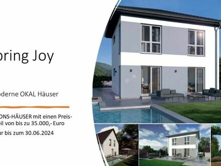 AKTIONSHAUS Spring Joy 2 - Die OKAL Premiumklasse: incl. Grundstück. DGNB-Zertifikat in Gold oder Platin!