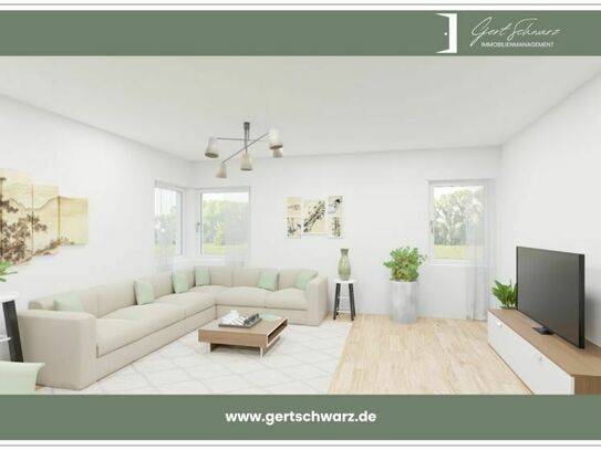 Haus im Haus - Große moderne Erdgeschosswohnung mit eigenem Garten und Wintergarten