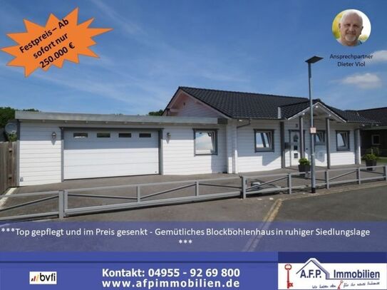 ***Neu kalkuliert***
***Niveauvoll, gemütlich und provisionsfrei***
***Junges Blockbohlenhaus in ruhiger Siedlungslage…