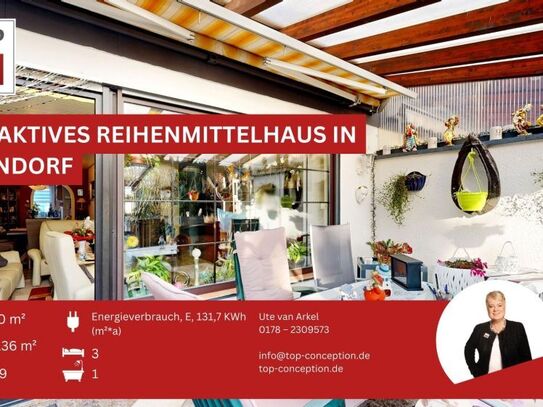 PROVISIONSFRE* Attraktives Reihenmittelhaus in Rheindorf