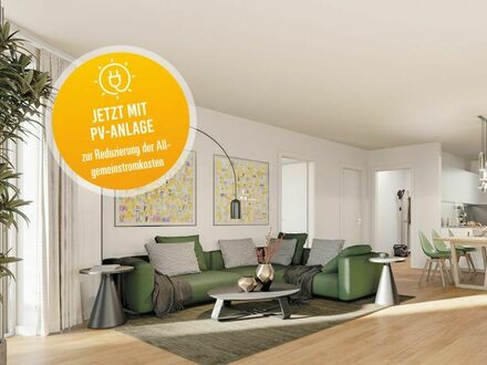 3-Zimmer-Wohnung | Energielevel A+ mit Wärmepumpe & PV-Anlage | Loggia | Smart Home | Aufzug | TG
