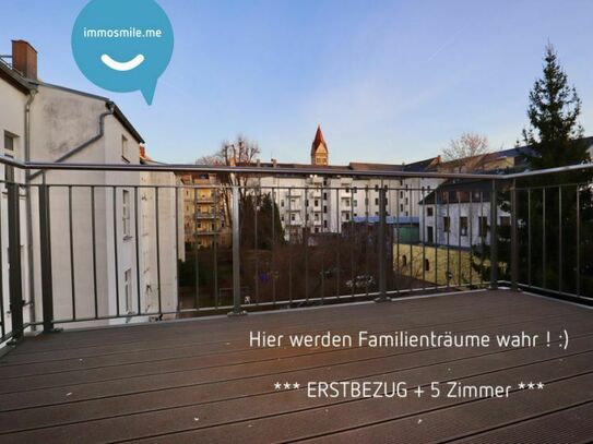 5-Zimmer Wohnung in Chemnitz • Balkon • Tageslichtbad • Fußbodenheizung • jetzt mieten • ERSTBEZUG