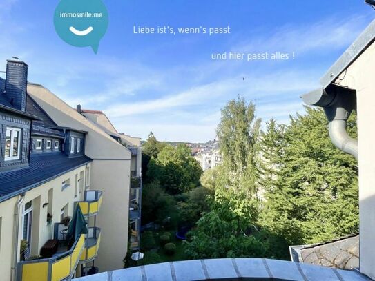2-Zimmer • mit Balkon • Wanne • zur Miete • auf dem Kaßberg • in Chemnitz • Dachgeschoss