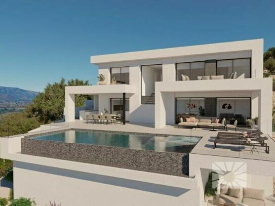 Villa Faro Modernen Luxe Woning zum verkauf Wohnanlage Jazmines Cumbre del Sol