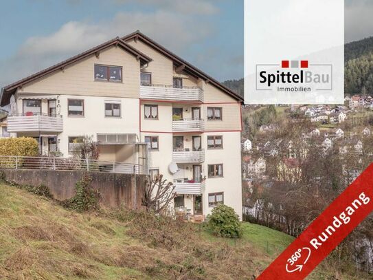 Familiengerechte 4 Zimmerwohnung in herrlicher Aussichtslage von Schramberg zu verkaufen!