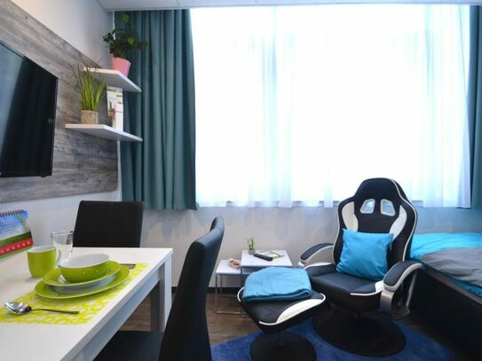 1-Zimmer-Apartment, möbliert & ausgestattet, zentral in Offenbach