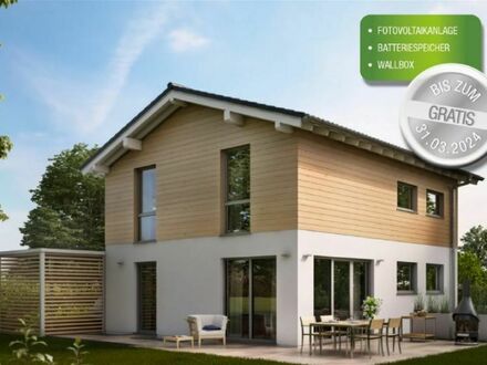 Individuell geplantes massives Familienhaus + Photovoltaik, Speicher & Wallbox!