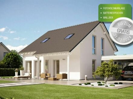 Individuell geplantes Familienhaus + Photovoltaik, Speicher & Wallbox!