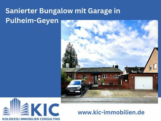 Sanierter Bungalow mit Garage in Pulheim