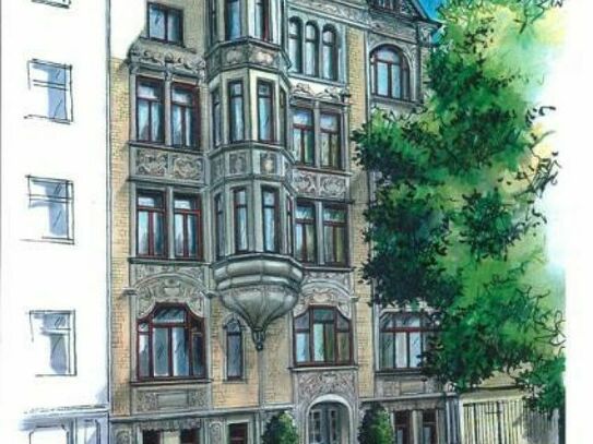 Moritzstr. 78, Wohnung 8 ~~~ Haus mit Aufzug, Balkon, Bad mit Wanne, Keller