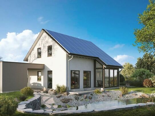 Ein Traumhaus mit klassischem Giebeldach und vielen Vorzügen - Willkommen im Hausmodell SAVE 2 von allkauf!