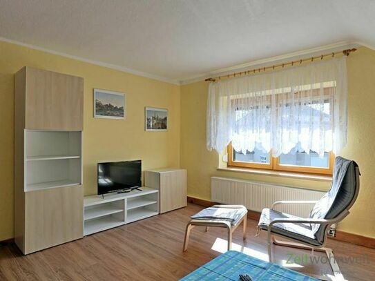 (EF0903_M) Dresden: Weixdorf, preiswerte möblierte 2-Zimmer-Wohnung mit großem Balkon, WLAN und Waschmaschine