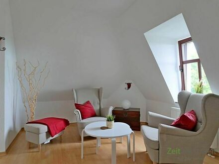 (EF0824_M) Dresden: Pieschen-Nord/Trachenberge, möblierte 1,5-Zimmer-Dachwohnung mit Aufzug, Wohnküche und WLAN