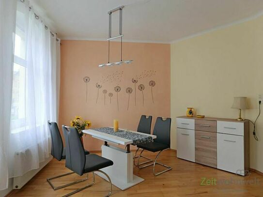 (EF0478_M) Dresden: Klotzsche, möblierte, großzügige 3-Zimmer-Wohnung mit Schreibtisch und Esszimmer, WLAN inklusive