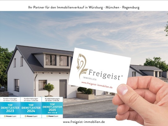 Neubau: 2 Doppelhäuser in Höchberg