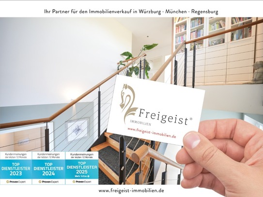 Modernes Traumhaus angeschlossener kleinen Praxis/Büro und sonnigem Grundstück