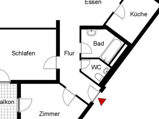 3 1/2 Zimmer-Wohnung