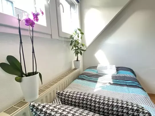 Bright room with a large balcony