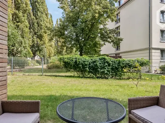 Newly Built Studio Apartment with Garden Terrace in Central Berlin