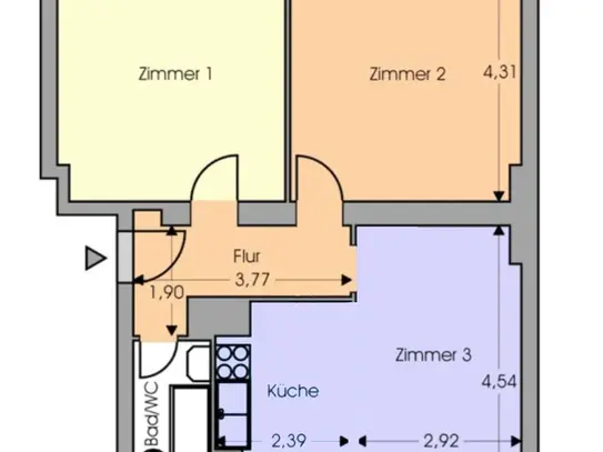 Bright, 3 room apartment in Wedding, right next to the Rehberge Volkspark, Berlin - Amsterdam Apartments for Rent