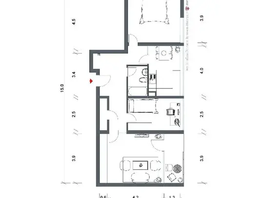 Demnächst frei! 3-Zimmer-Wohnung in Kreuztal