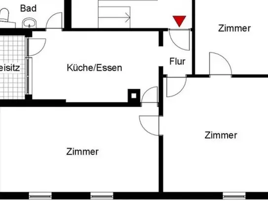 3 Zimmer-Erdgeschoss-Wohnung