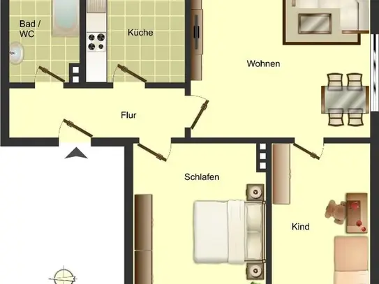 3-Zimmer-Wohnung in Weyhe Weyhe