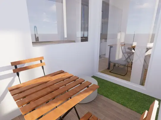 Scandinavian designer studio apartment - move in ready in August 2024