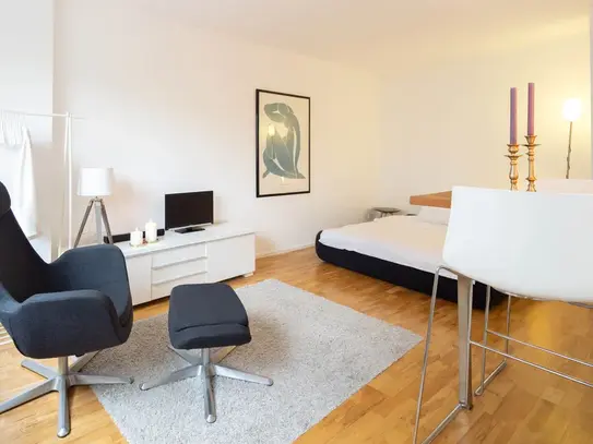 Modern, bright apartment in Düsseldorf Medienhafen