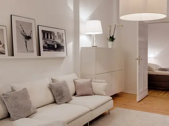 Fashionable, amazing bright, quiet and beautiful 2-room apartment in Tiergarten! 1000mb Wlan!