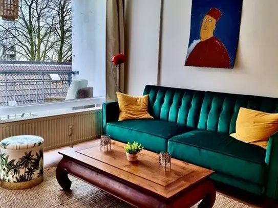 Light-flooded, newly furnished apartment in one of Hamburg's most popular districts - Winterhude