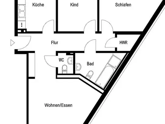 im grünen Niederschönhausen - Buchholzer Str. 102 2.OG links