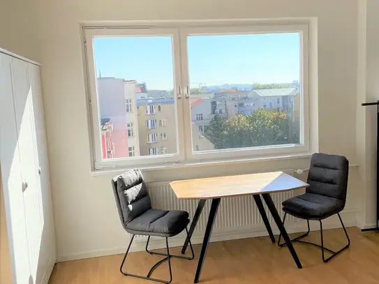 Sunny apartment overlooking the rooftops of Berlin