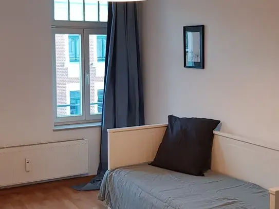 New furnished bright rooms in Leipzig-Schönefeld