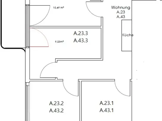 Zimmer in der Nazarethkirchstraße 51 (Aufgang A)