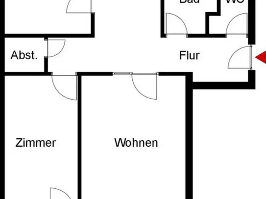 3 Zimmer-Wohnung