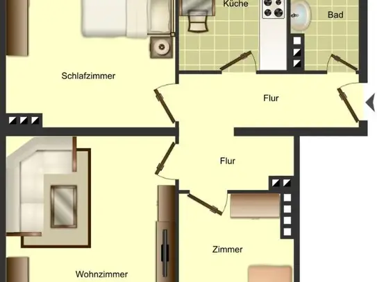 3-Zimmer-Wohnung in Remscheid Kremenholl