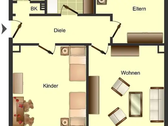 3-Zimmer-Wohnung in Solingen Höhscheid