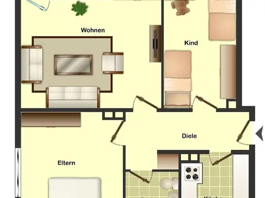 3-Zimmer-Wohnung in Ahlen Ahlen