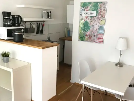 Quiet & modern flat located in Düsseldorf, fully furnished